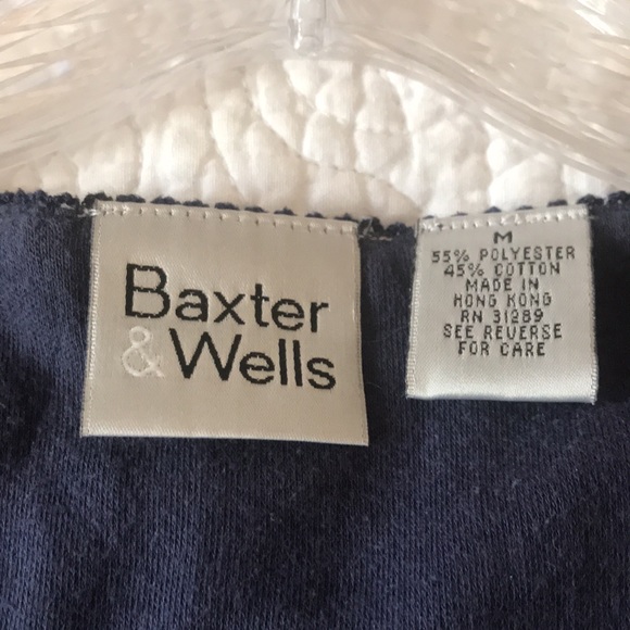 Baxter & Wells short sleeve button front with ricrac edging - Picture 4 of 6
